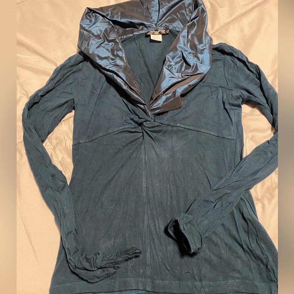 Gossip Metallic Blue long sleeve